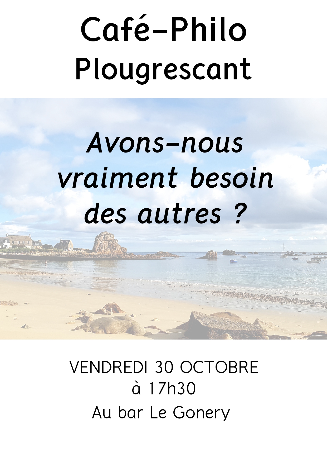 Café philo du 30 octobre: 